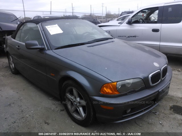 WBABS33402PG83489 - 2002 BMW 325 CI GRAY photo 1