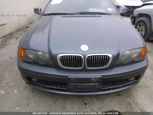 WBABS33402PG83489 - 2002 BMW 325 CI GRAY photo 6