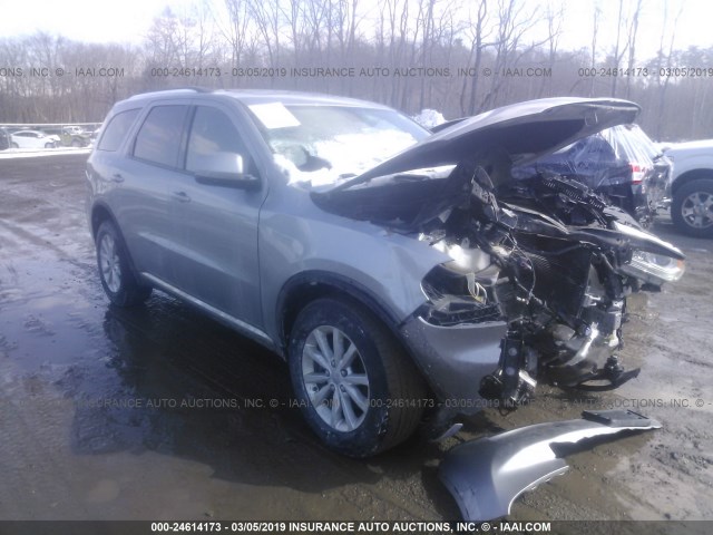 1C4RDJAG5EC389818 - 2014 DODGE DURANGO SXT GRAY photo 1