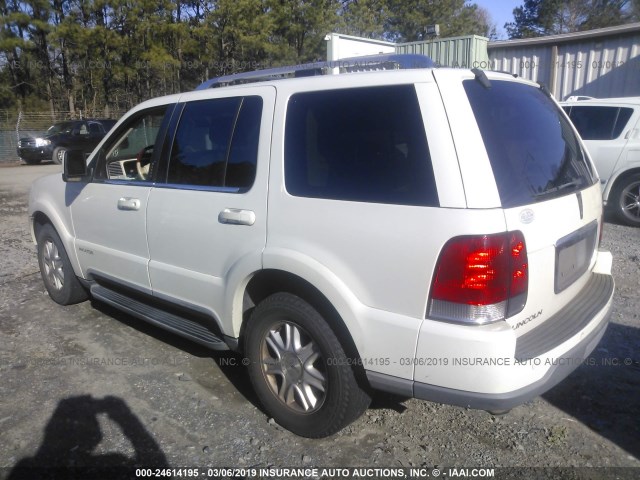 5LMEU68H73ZJ48503 - 2003 LINCOLN AVIATOR 白色 照片 3