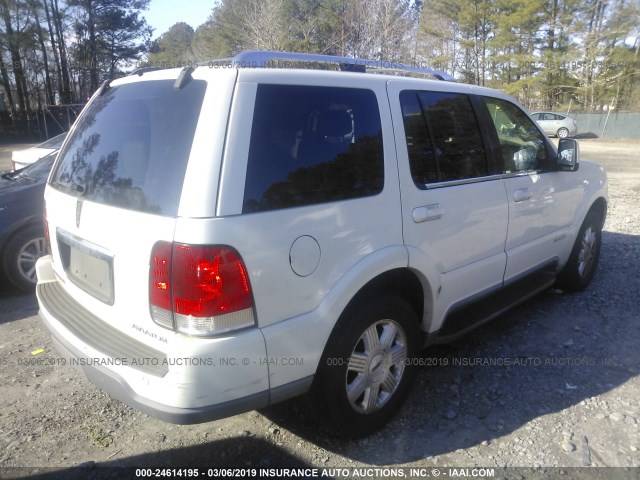 5LMEU68H73ZJ48503 - 2003 LINCOLN AVIATOR 白色 照片 4