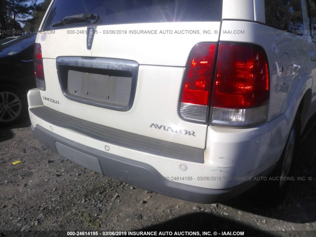 5LMEU68H73ZJ48503 - 2003 LINCOLN AVIATOR 白色 照片 6