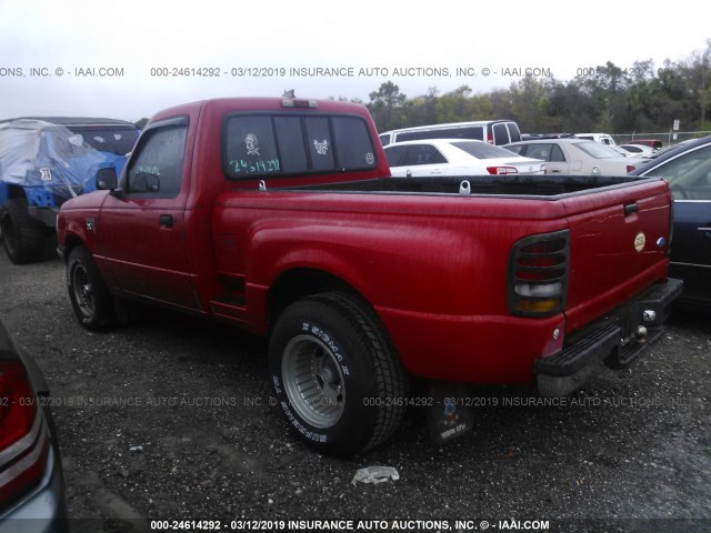 1FTCR10A1VPA69263 - 1997 FORD RANGER RED photo 3