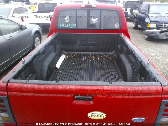 1FTCR10A1VPA69263 - 1997 FORD RANGER RED photo 8