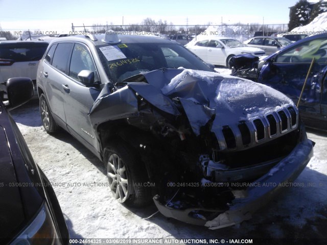 1C4PJMCB3FW714730 - 2015 JEEP CHEROKEE LATITUDE SILVER photo 1