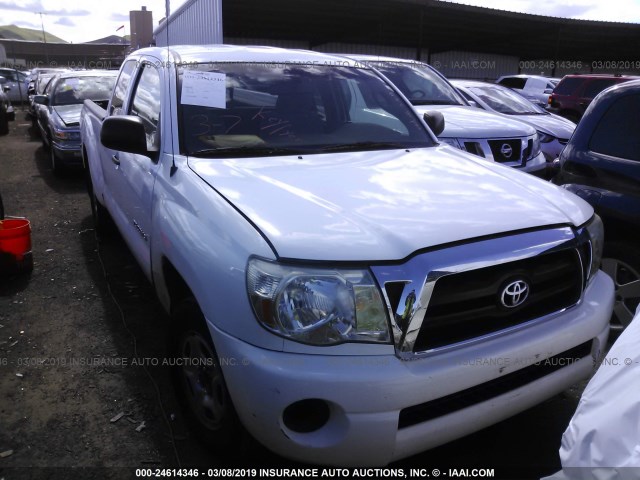 5TETX22N68Z492302 - 2008 TOYOTA TACOMA ACCESS CAB თეთრი ფოტო 1