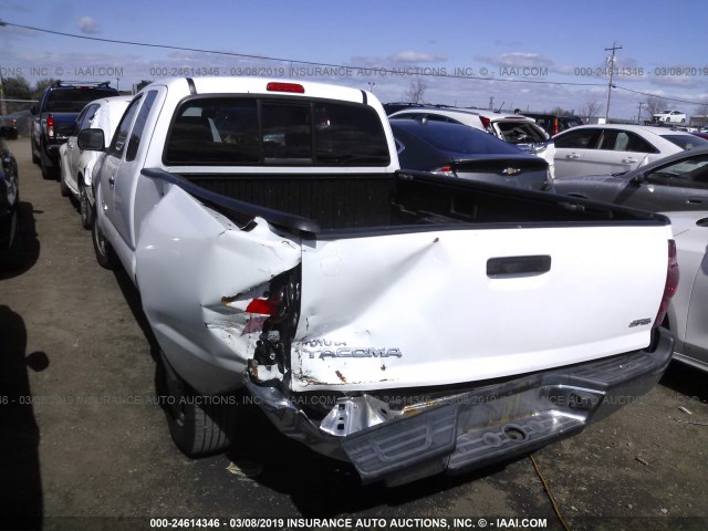 5TETX22N68Z492302 - 2008 TOYOTA TACOMA ACCESS CAB თეთრი ფოტო 3