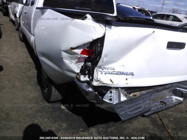 5TETX22N68Z492302 - 2008 TOYOTA TACOMA ACCESS CAB თეთრი ფოტო 6