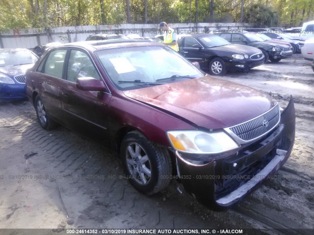 4T1BF28B9YU056592 - 2000 TOYOTA AVALON XL/XLS RED photo 1