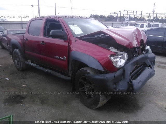 5TFJX4GN2CX012459 - 2012 TOYOTA TACOMA DOUBLE CAB 红色 照片 1