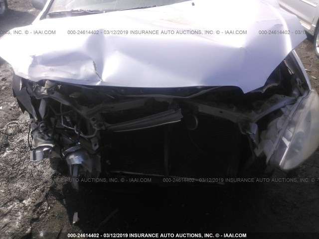 1NXBR32E43Z126203 - 2003 TOYOTA COROLLA CE/LE/S SILVER photo 6