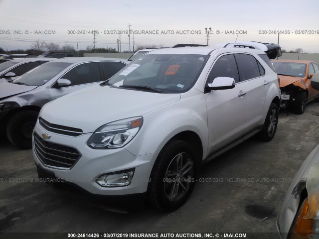 2GNALDEK0H6236784 - 2017 CHEVROLET EQUINOX PREMIER WHITE photo 2