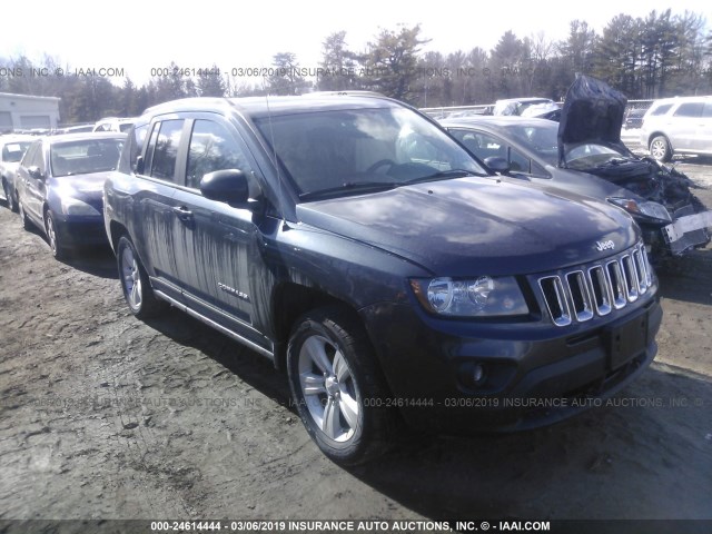 1C4NJDBB7ED772004 - 2014 JEEP COMPASS SPORT GRAY photo 1