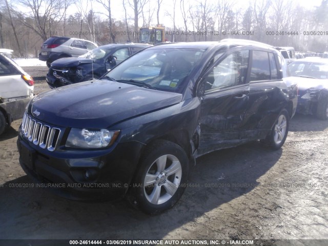 1C4NJDBB7ED772004 - 2014 JEEP COMPASS SPORT GRAY photo 2