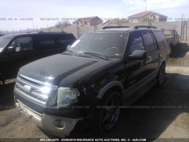 1FMFU18527LA52030 - 2007 FORD EXPEDITION EDDIE BAUER BLACK photo 2