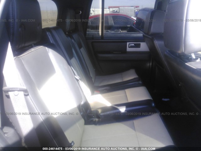 1FMFU18527LA52030 - 2007 FORD EXPEDITION EDDIE BAUER BLACK photo 8