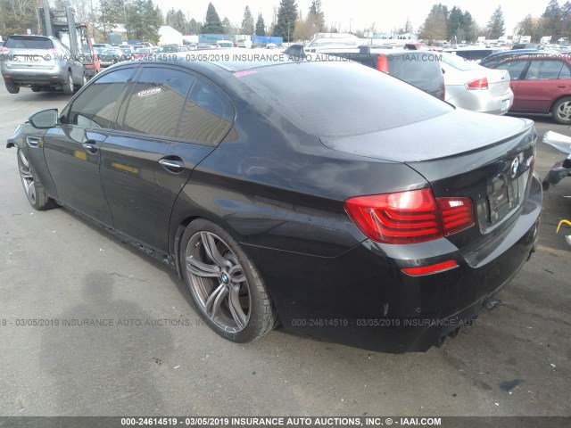 WBSFV9C55ED592933 - 2014 BMW M5 BLACK photo 3