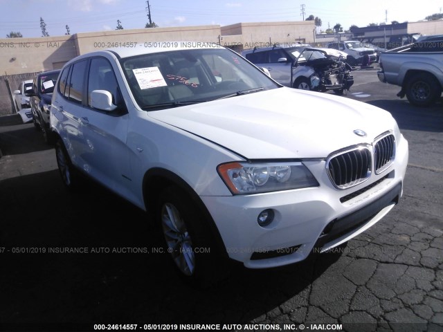 5UXWX9C56E0D31210 - 2014 BMW X3 XDRIVE28I WHITE photo 1