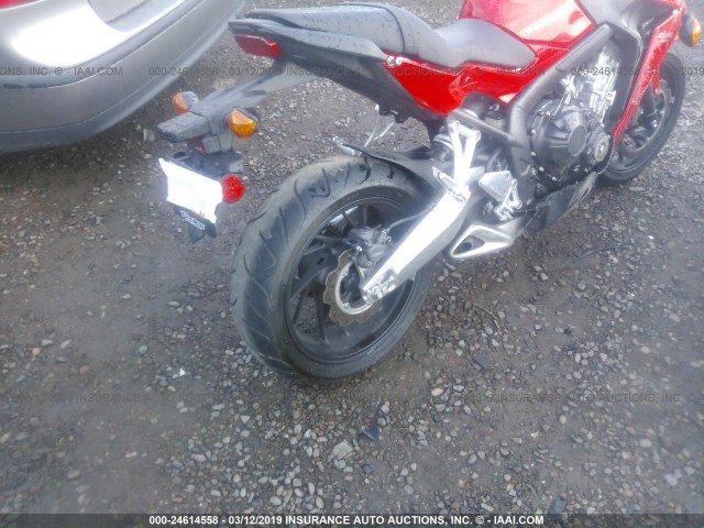 MLHRC7404E5000754 - 2014 HONDA CBR650 F RED photo 4