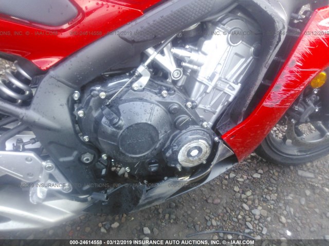 MLHRC7404E5000754 - 2014 HONDA CBR650 F RED photo 8