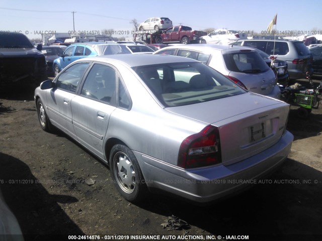 YV1TS92D331315072 - 2003 VOLVO S80 SILVER photo 3