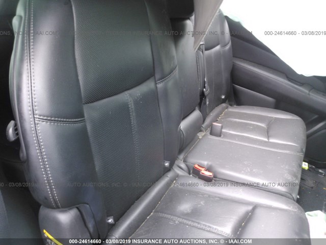 5N1AR2MN9FC684027 - 2015 NISSAN PATHFINDER S/SV/SL/PLATINUM GRAY photo 8