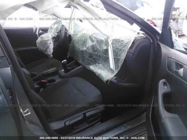 3VW267AJ5GM303013 - 2016 VOLKSWAGEN JETTA GRAY photo 5