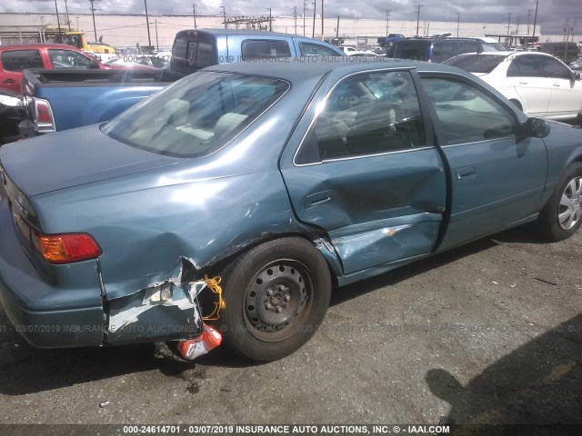 4T1BG22K01U830773 - 2001 TOYOTA CAMRY CE/LE/XLE BLUE photo 6