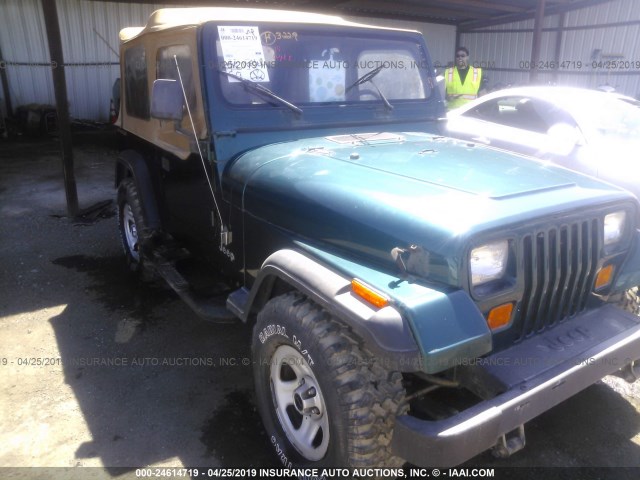 1J4FY19P9SP322245 - 1995 JEEP WRANGLER / YJ S/RIO GRANDE GREEN photo 6