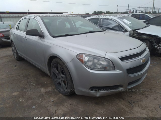 1G1ZA5EU9CF216551 - 2012 CHEVROLET MALIBU LS SILVER photo 1