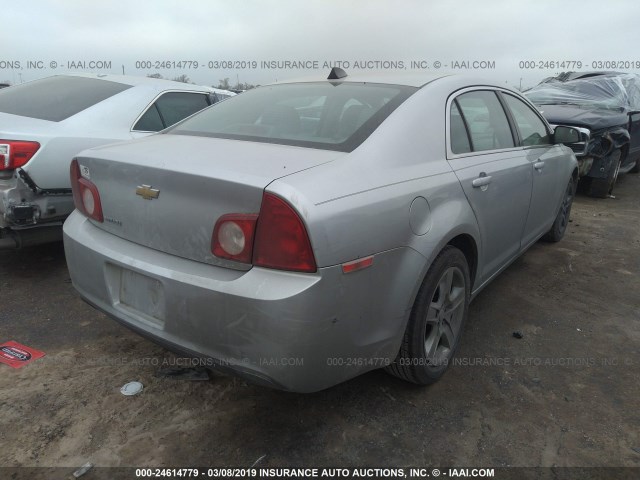1G1ZA5EU9CF216551 - 2012 CHEVROLET MALIBU LS SILVER photo 4