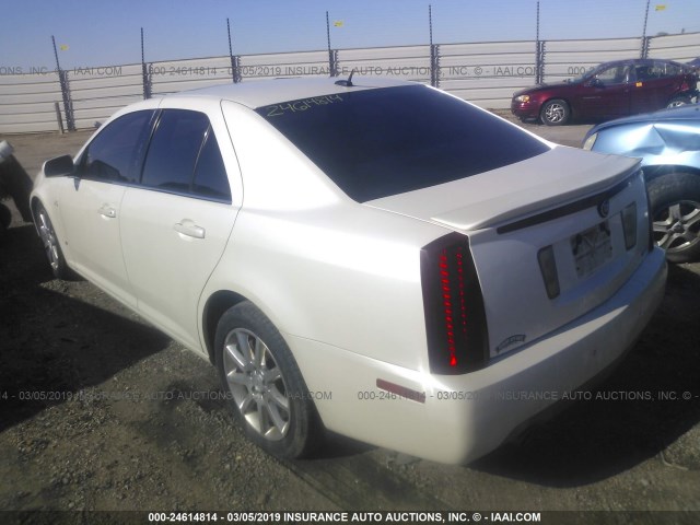 1G6DW677470143603 - 2007 CADILLAC STS WHITE photo 3