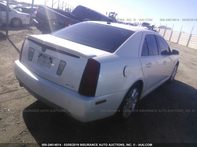 1G6DW677470143603 - 2007 CADILLAC STS WHITE photo 4