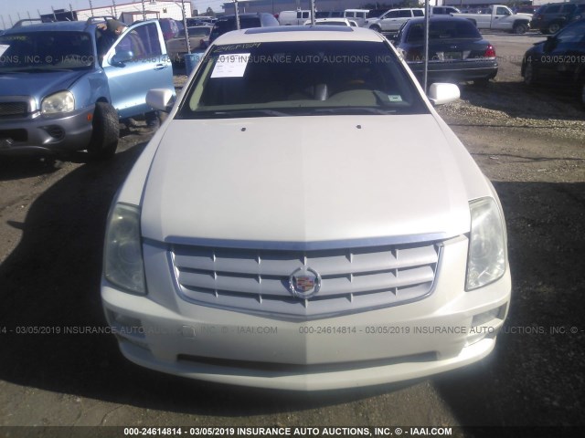 1G6DW677470143603 - 2007 CADILLAC STS WHITE photo 6