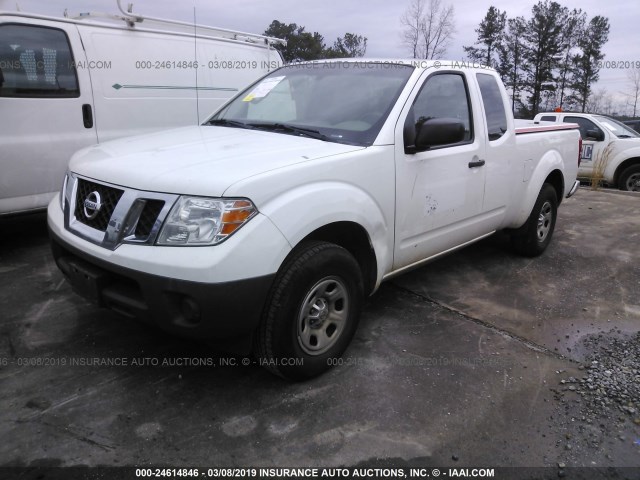 1N6BD0CT3FN733350 - 2015 NISSAN FRONTIER S/SV WHITE photo 2