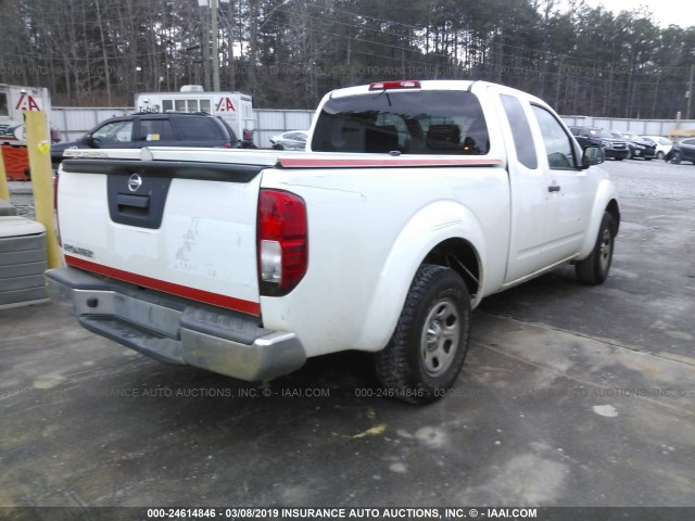 1N6BD0CT3FN733350 - 2015 NISSAN FRONTIER S/SV WHITE photo 4