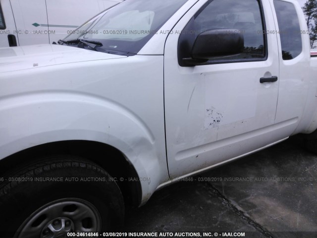 1N6BD0CT3FN733350 - 2015 NISSAN FRONTIER S/SV WHITE photo 6