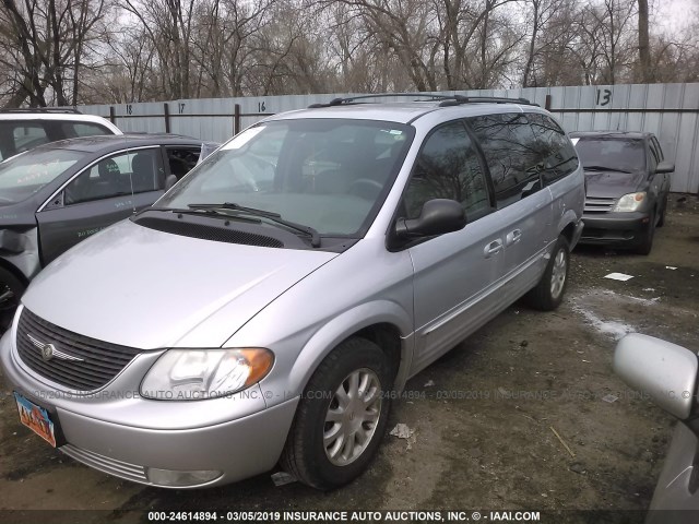 2C4GP54L53R357339 - 2003 CHRYSLER TOWN & COUNTRY LXI SILVER photo 2