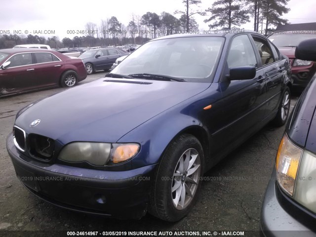 WBAAZ33495KW77258 - 2005 BMW 325 IS SULEV BLUE photo 2