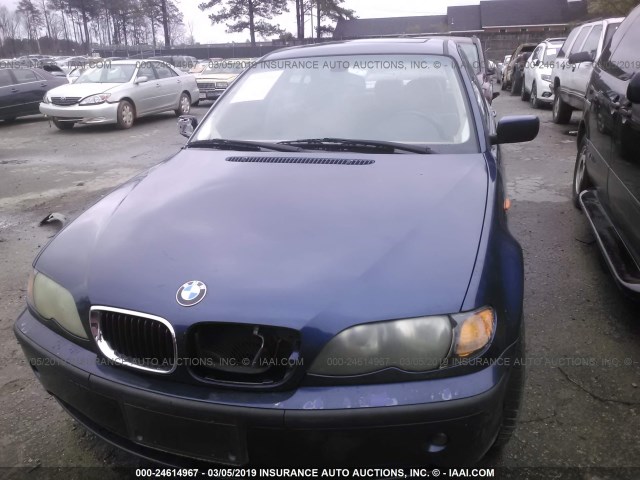 WBAAZ33495KW77258 - 2005 BMW 325 IS SULEV BLUE photo 6