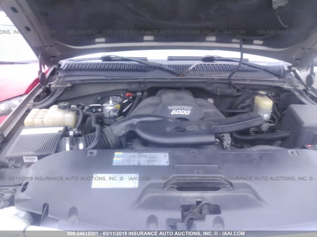 1GKEK63UX2J246606 - 2002 GMC DENALI BEIGE photo 10