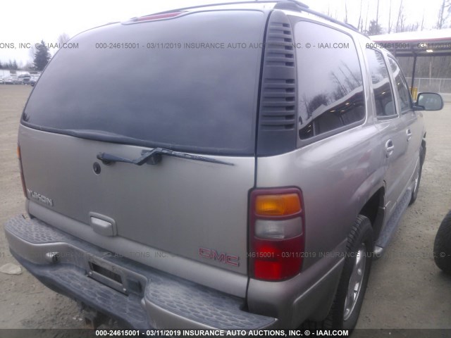 1GKEK63UX2J246606 - 2002 GMC DENALI BEIGE photo 4