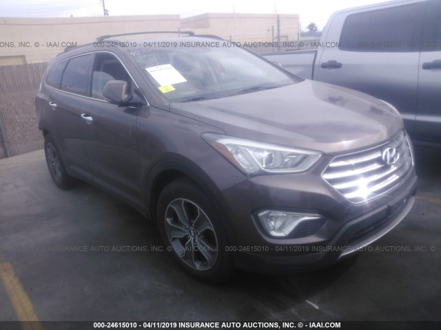 KM8SN4HF4EU057730 - 2014 HYUNDAI SANTA FE GLS BROWN photo 1