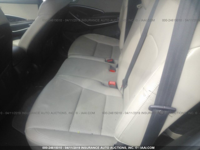 KM8SN4HF4EU057730 - 2014 HYUNDAI SANTA FE GLS BROWN photo 8