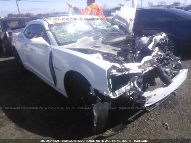 2G1FA1E35E9290922 - 2014 CHEVROLET CAMARO LS WHITE photo 1