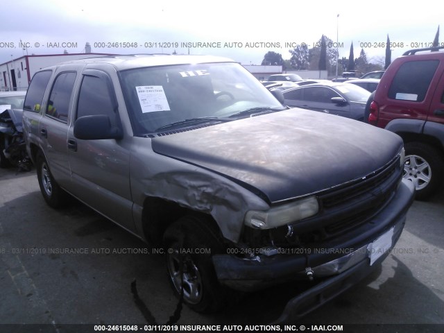 1GNEC13T01J112518 - 2001 CHEVROLET TAHOE C1500 BROWN photo 1