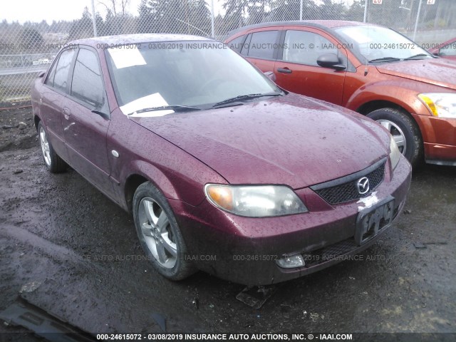 JM1BJ226231163038 - 2003 MAZDA PROTEGE DX/LX/ES MAROON photo 1