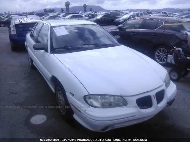 1G2NE52M9VC707029 - 1997 PONTIAC GRAND AM SE WHITE photo 1