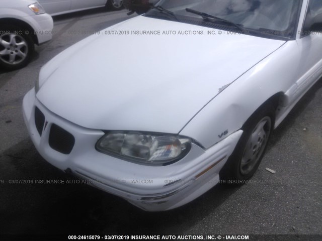 1G2NE52M9VC707029 - 1997 PONTIAC GRAND AM SE WHITE photo 6