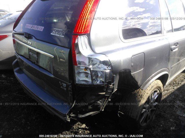 YV4CZ852581459409 - 2008 VOLVO XC90 V8 GRAY photo 6